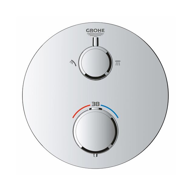 Душевая система скрытого монтажа термостатическая Grohe QuickFix Precision с Vitalio Rain Mono 310 34880000, фото , изображение 5 | SNABZHENIE.com.ua Душевая система скрытого монтажа термостатическая Grohe QuickFix Precision с Vitalio Rain Mono 310 34880000, фото , изображение 5 | SNABZHENIE.com.ua