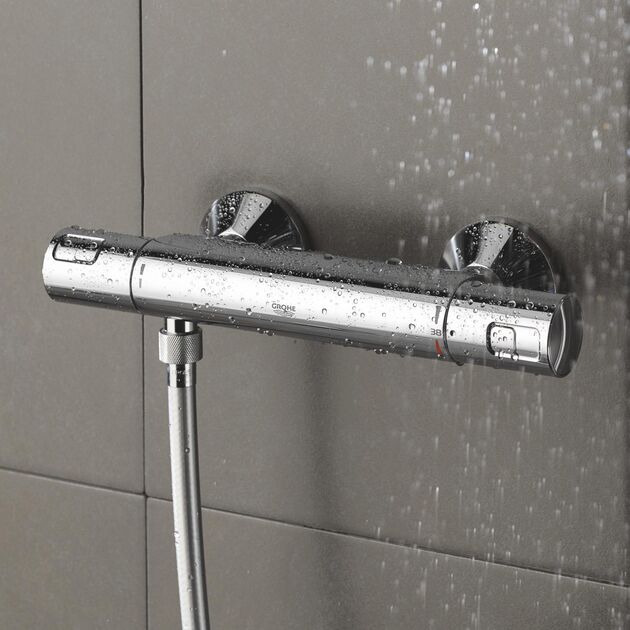 Смеситель термостатический для душа Grohe QuickFix Precision Start 34597001, фото , изображение 10 | SNABZHENIE.com.ua Смеситель термостатический для душа Grohe QuickFix Precision Start 34597001, фото , изображение 10 | SNABZHENIE.com.ua