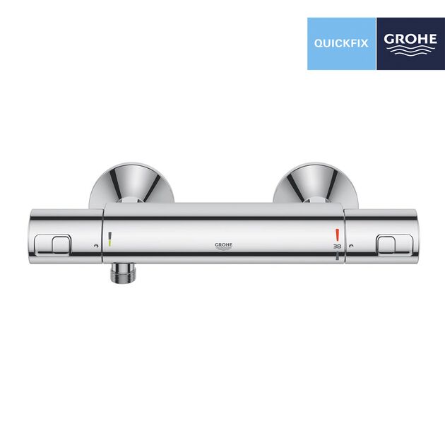 Смеситель термостатический для душа Grohe QuickFix Precision Start 34597001, фото , изображение 3 | SNABZHENIE.com.ua Смеситель термостатический для душа Grohe QuickFix Precision Start 34597001, фото , изображение 3 | SNABZHENIE.com.ua