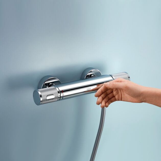 Смеситель термостатический для душа Grohe QuickFix Precision Feel 34791001, фото , изображение 10 | SNABZHENIE.com.ua Смеситель термостатический для душа Grohe QuickFix Precision Feel 34791001, фото , изображение 10 | SNABZHENIE.com.ua