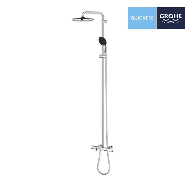 Душевая система термостатическая Grohe QuickFix Vitalio Start System 250 26988001, фото , изображение 3 | SNABZHENIE.com.ua Душевая система термостатическая Grohe QuickFix Vitalio Start System 250 26988001, фото , изображение 3 | SNABZHENIE.com.ua
