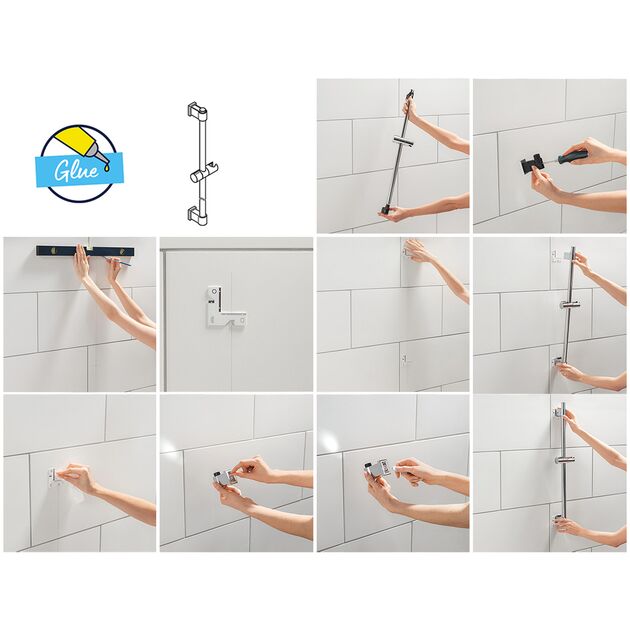 Душевой гарнитур Grohe QuickFix Vitalio Comfort 110 26398001, фото , зображення 8 | SNABZHENIE.com.ua Душевой гарнитур Grohe QuickFix Vitalio Comfort 110 26398001, фото , зображення 8 | SNABZHENIE.com.ua