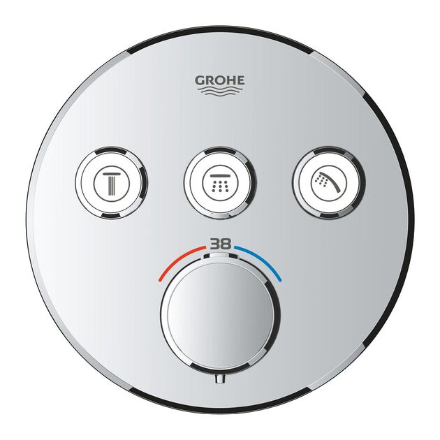 Душевая система скрытого монтажа термостатическая Grohe QuickFix Precision SmartControl 34874000, фото , изображение 5 | SNABZHENIE.com.ua Душевая система скрытого монтажа термостатическая Grohe QuickFix Precision SmartControl 34874000, фото , изображение 5 | SNABZHENIE.com.ua