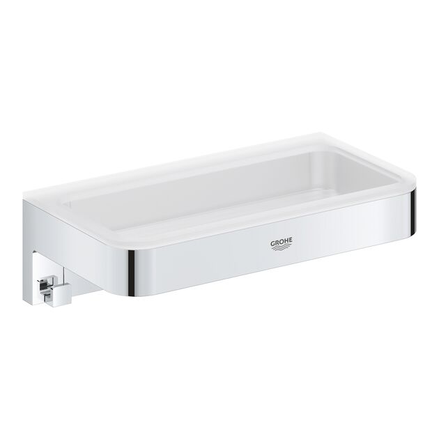 Полка для душа Grohe QuickFix Start Cube с крючками 41107000, фото  | SNABZHENIE.com.ua
