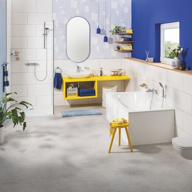 Полка для душа Grohe QuickFix Start Cube с крючками 41107000, фото , зображення 6 | SNABZHENIE.com.ua Полка для душа Grohe QuickFix Start Cube с крючками 41107000, фото , зображення 6 | SNABZHENIE.com.ua