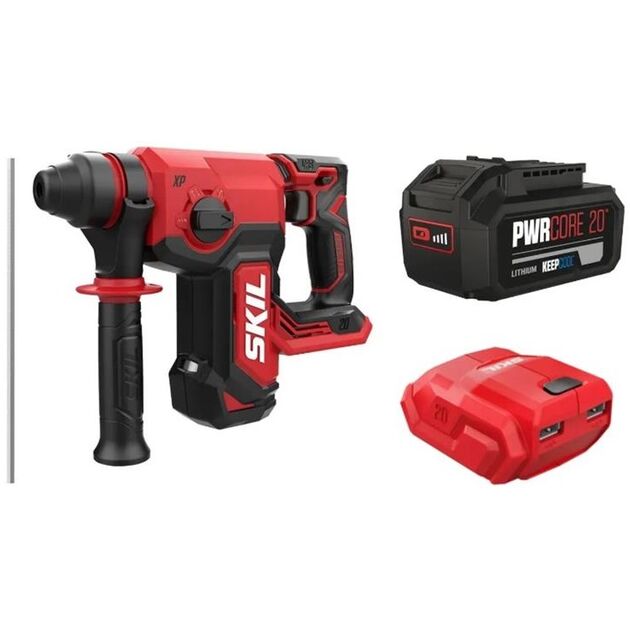 Перфоратор акумуляторний SKIL 3851 CA XP SDS-plus 20В 1х5А·год 2.2Дж 4 режими 2кг, фото  | SNABZHENIE.com.ua