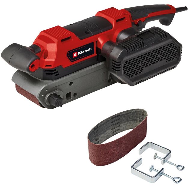 Шліфмашина стрічкова Einhell TE-BS 850 E, 850 Вт, 75х533 мм, кабель 3 м, 3.33 кг, фото  | SNABZHENIE.com.ua