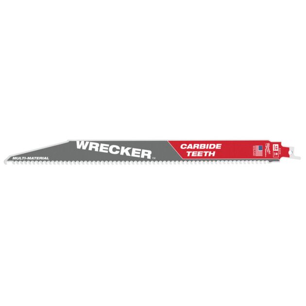 Полотно для сабельных пил WRECKER CARBIDE MILWAUKEE, 300/4,2мм, (мультиматериал), фото  | SNABZHENIE.com.ua