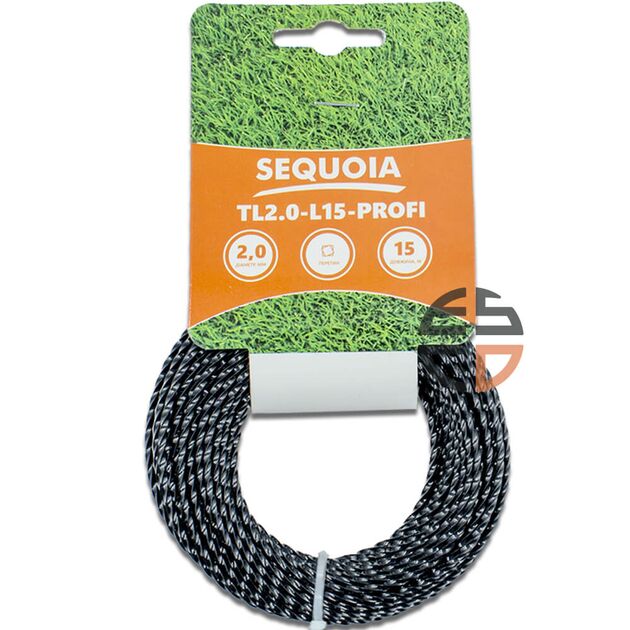 Косильная леска SEQUOIA TL2.0-L15 Profi, фото  | SNABZHENIE.com.ua