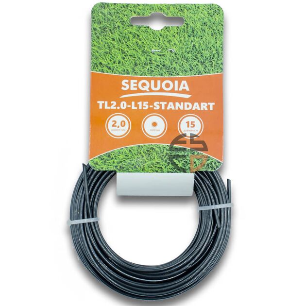 Косильная леска SEQUOIA TL2.0-L15 стандартная, фото  | SNABZHENIE.com.ua