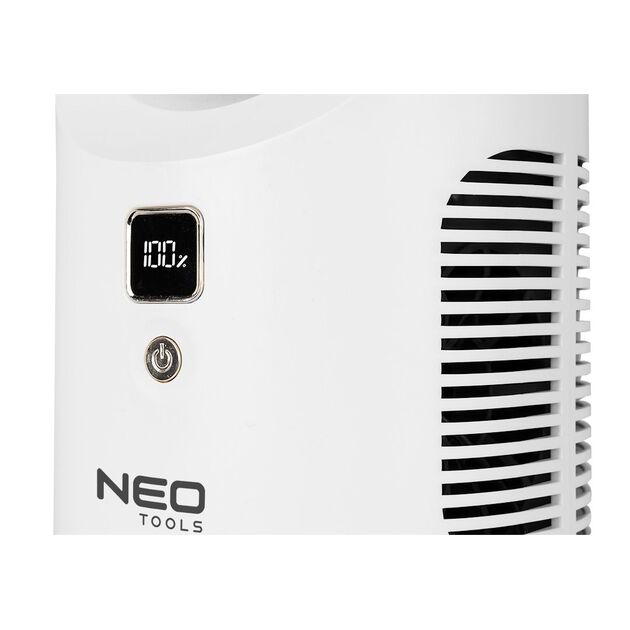 Вентилятор настільний акумуляторний Neo Tools, 345мм, 2200 мАч, білий, фото , изображение 6 | SNABZHENIE.com.ua Вентилятор настільний акумуляторний Neo Tools, 345мм, 2200 мАч, білий, фото , изображение 6 | SNABZHENIE.com.ua
