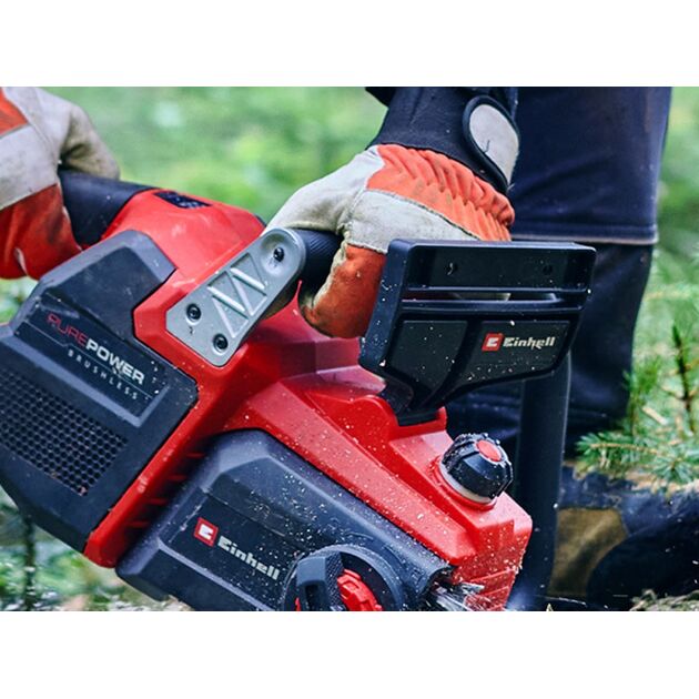 Пила ланцюгова акумуляторна Einhell GP-LC 36/40 Li BL - Solo, PXC, 36В, шина 40 см, безщіткова, 19 м/с, 4.8 кг (без АКБ та ЗП), фото , изображение 8 | SNABZHENIE.com.ua Пила ланцюгова акумуляторна Einhell GP-LC 36/40 Li BL - Solo, PXC, 36В, шина 40 см, безщіткова, 19 м/с, 4.8 кг (без АКБ та ЗП), фото , изображение 8 | SNABZHENIE.com.ua