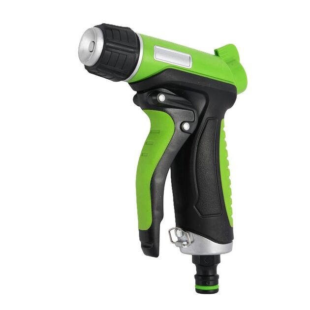 Пистолет для полива MASTERTOOL WATER CLICK ½" плавная регулировка напора металлическое сопло TPR покрытие, фото  | SNABZHENIE.com.ua