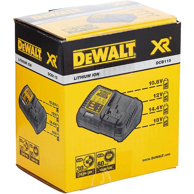 Зарядное устройство DeWALT DCB115_N450536, фото , изображение 4 | SNABZHENIE.com.ua Зарядное устройство DeWALT DCB115_N450536, фото , изображение 4 | SNABZHENIE.com.ua
