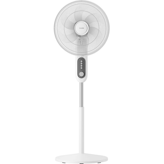 Вентилятор Philips підлоговий Series 1001, 45см, 47Вт, пульт ДК, опора кругла, білий, фото  | SNABZHENIE.com.ua