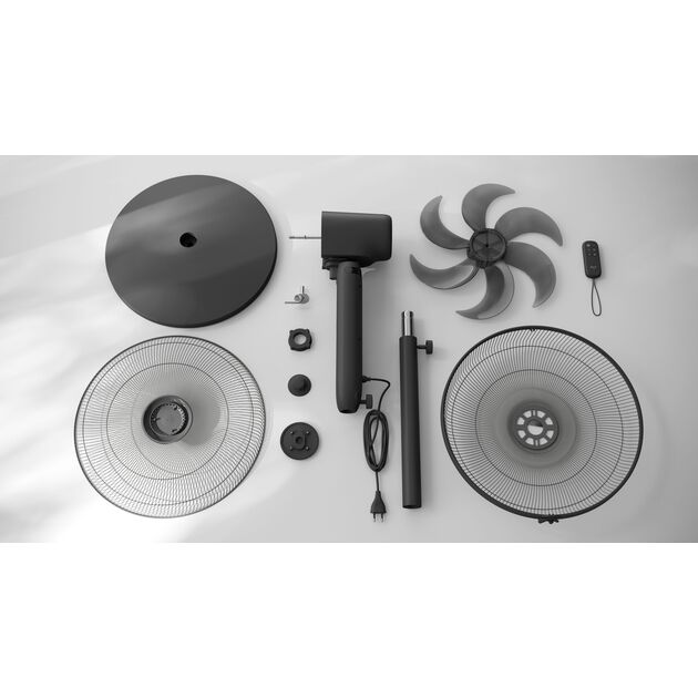 Вентилятор Philips підлоговий Series 1001, 45см, 47Вт, пульт ДК, опора кругла, ароматерапія, чорний, фото , изображение 3 | SNABZHENIE.com.ua Вентилятор Philips підлоговий Series 1001, 45см, 47Вт, пульт ДК, опора кругла, ароматерапія, чорний, фото , изображение 3 | SNABZHENIE.com.ua