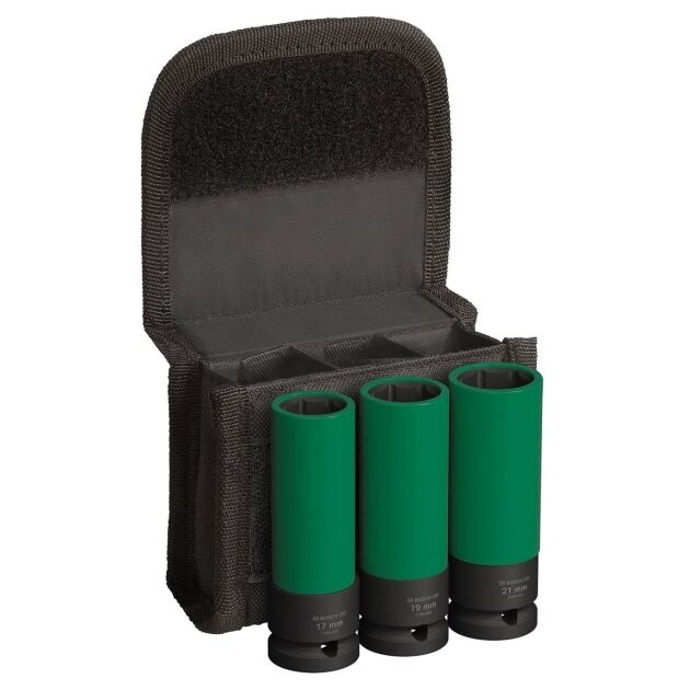 Набір ударних торцевих головок Bosch Professional Extra Deep 3шт 1/2" 85мм, фото  | SNABZHENIE.com.ua