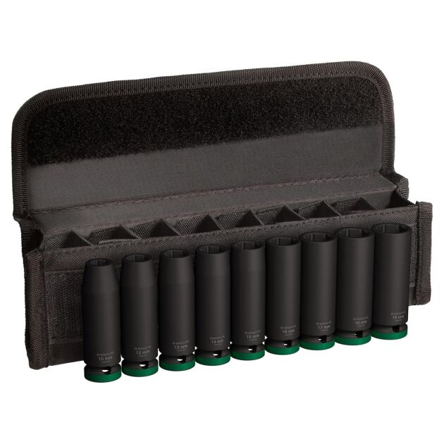 Набір ударних торцевих головок Bosch Professional Deep 9шт 1/2", фото , зображення 2 | SNABZHENIE.com.ua