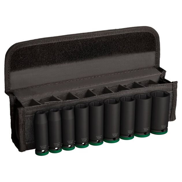 Набір ударних торцевих головок Bosch Professional Deep 9шт 1/2", фото , зображення 2 | SNABZHENIE.com.ua