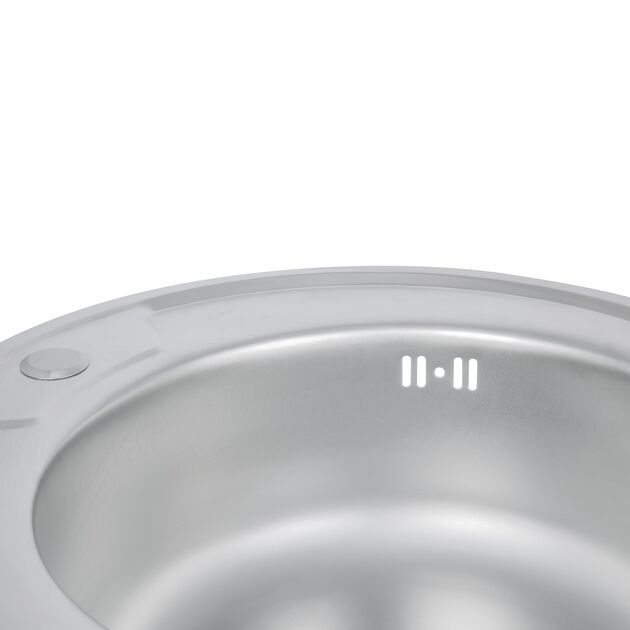 Кухонная мойка Brinex 490-A 0,6 мм Satin (BRIN490SAT06), фото , зображення 4 | SNABZHENIE.com.ua Кухонная мойка Brinex 490-A 0,6 мм Satin (BRIN490SAT06), фото , зображення 4 | SNABZHENIE.com.ua