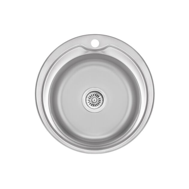 Кухонная мойка Brinex 510-D 0,8 мм Micro Decor (BRIN510MDEC08), фото  | SNABZHENIE.com.ua
