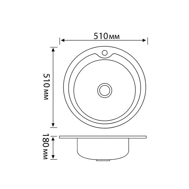Кухонная мойка Brinex 510-D 0,8 мм Micro Decor (BRIN510MDEC08), фото , изображение 2 | SNABZHENIE.com.ua Кухонная мойка Brinex 510-D 0,8 мм Micro Decor (BRIN510MDEC08), фото , изображение 2 | SNABZHENIE.com.ua