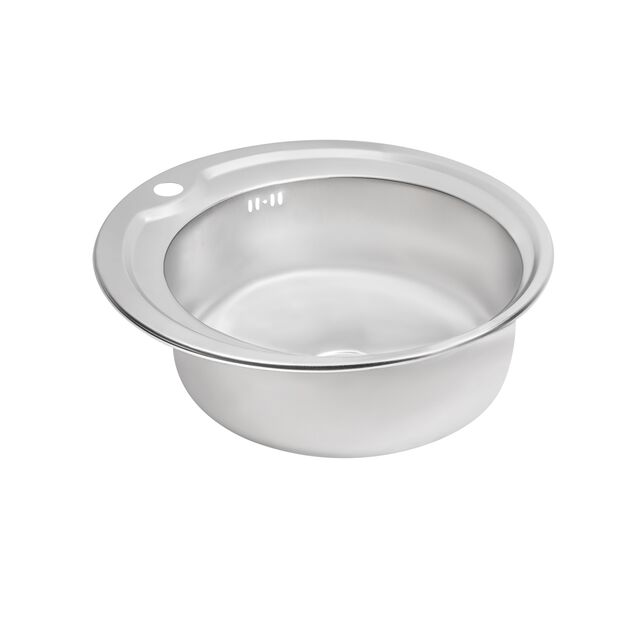 Кухонная мойка Brinex 510-D 0,8 мм Satin (BRIN510SAT08), фото , изображение 4 | SNABZHENIE.com.ua Кухонная мойка Brinex 510-D 0,8 мм Satin (BRIN510SAT08), фото , изображение 4 | SNABZHENIE.com.ua