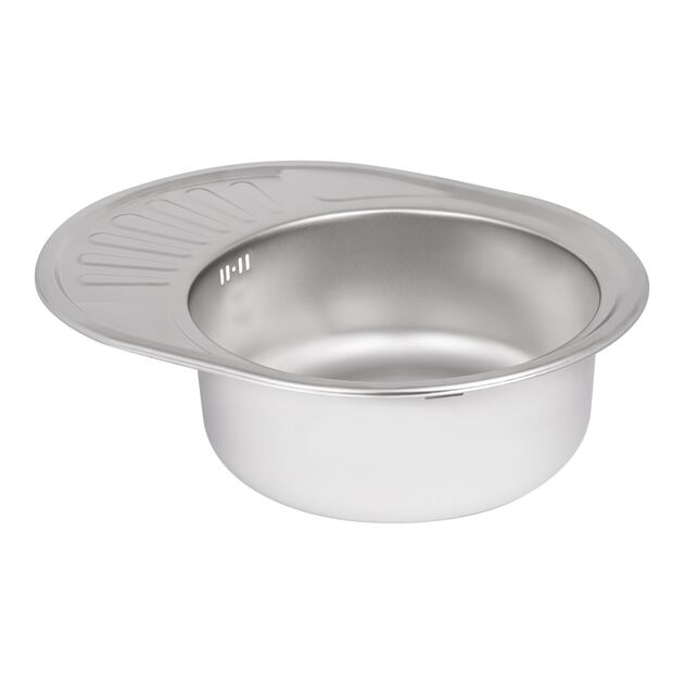 Кухонная мойка Brinex 5745 0,8 мм Satin (BRIN5745SAT08), фото , зображення 4 | SNABZHENIE.com.ua Кухонная мойка Brinex 5745 0,8 мм Satin (BRIN5745SAT08), фото , зображення 4 | SNABZHENIE.com.ua