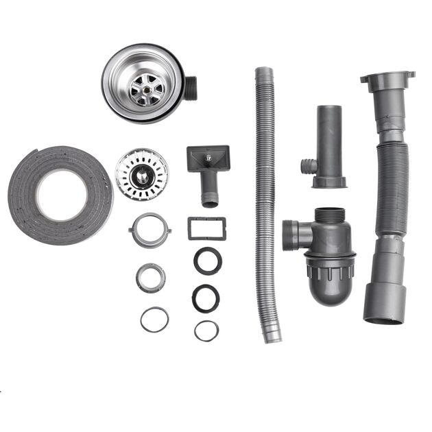 Кухонная мойка Brinex 5848 0,8 мм Micro Decor (BRIN5848MDEC08), фото , зображення 6 | SNABZHENIE.com.ua Кухонная мойка Brinex 5848 0,8 мм Micro Decor (BRIN5848MDEC08), фото , зображення 6 | SNABZHENIE.com.ua