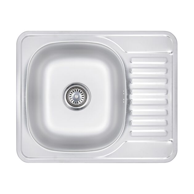 Кухонная мойка Brinex 5848 0,8 мм Satin (BRIN5848SAT08), фото  | SNABZHENIE.com.ua