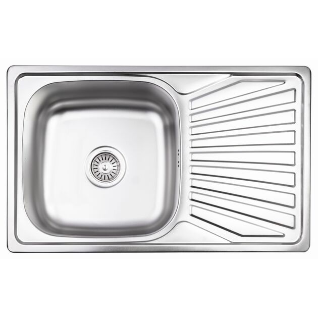 Кухонная мойка Brinex 7848 0,8 мм Micro Decor (BRIN7848MDEC08), фото  | SNABZHENIE.com.ua