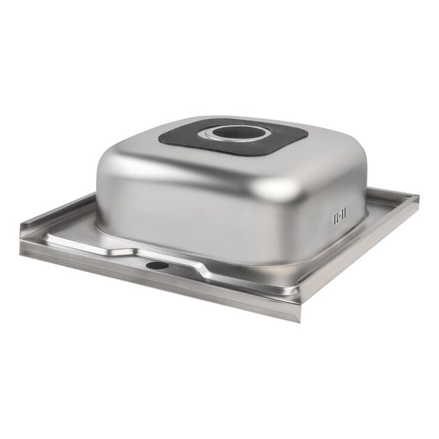Кухонная мойка Brinex 5050 0,6 мм Satin (BRIN5050SAT06), фото , зображення 5 | SNABZHENIE.com.ua Кухонная мойка Brinex 5050 0,6 мм Satin (BRIN5050SAT06), фото , зображення 5 | SNABZHENIE.com.ua