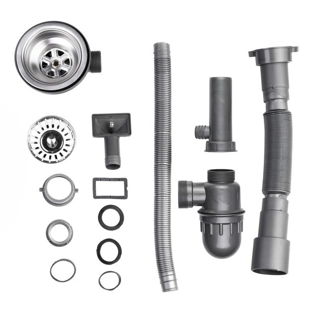 Кухонная мойка Brinex 5050 0,6 мм Satin (BRIN5050SAT06), фото , зображення 7 | SNABZHENIE.com.ua Кухонная мойка Brinex 5050 0,6 мм Satin (BRIN5050SAT06), фото , зображення 7 | SNABZHENIE.com.ua