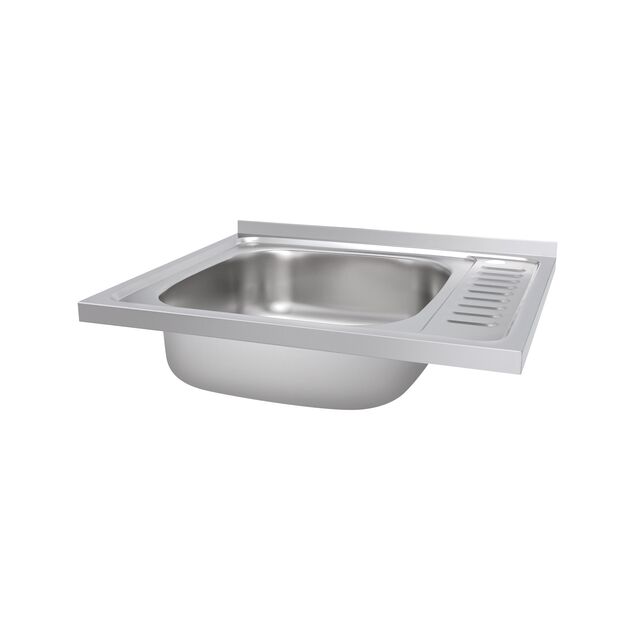 Кухонная мойка Brinex 6050-L 0,6 мм Satin (BRIN6050LSAT06), фото , зображення 4 | SNABZHENIE.com.ua Кухонная мойка Brinex 6050-L 0,6 мм Satin (BRIN6050LSAT06), фото , зображення 4 | SNABZHENIE.com.ua