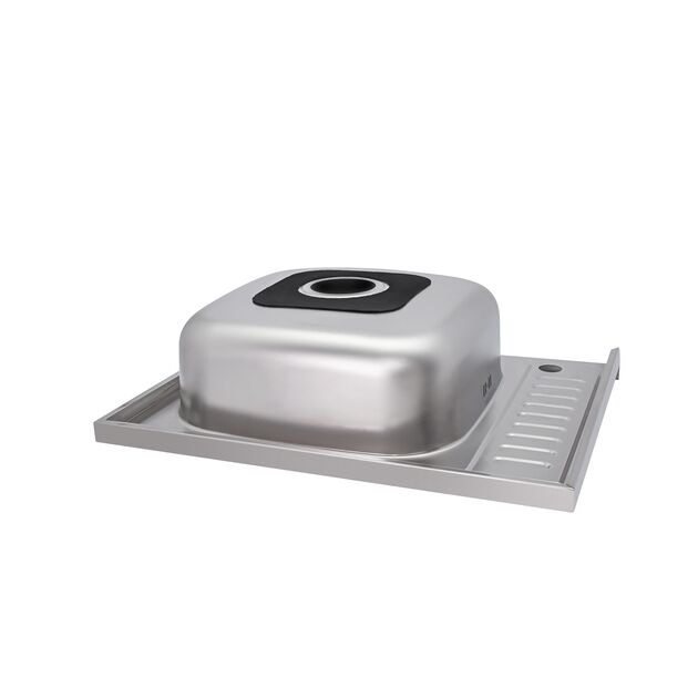 Кухонная мойка Brinex 6050-R 0,6 мм Satin (BRIN6050RSAT06), фото , зображення 5 | SNABZHENIE.com.ua Кухонная мойка Brinex 6050-R 0,6 мм Satin (BRIN6050RSAT06), фото , зображення 5 | SNABZHENIE.com.ua