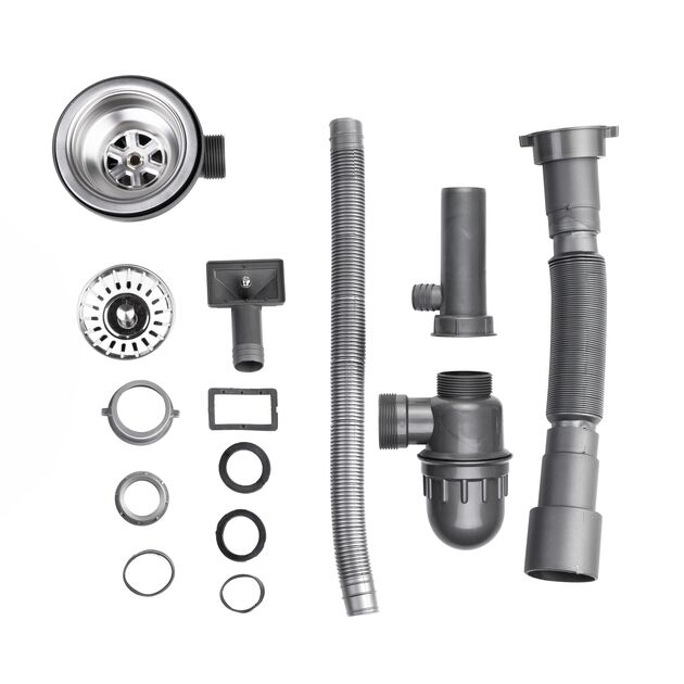 Кухонная мойка Brinex 6060-L 0,6 мм Satin (BRIN6060LSAT06), фото , зображення 6 | SNABZHENIE.com.ua Кухонная мойка Brinex 6060-L 0,6 мм Satin (BRIN6060LSAT06), фото , зображення 6 | SNABZHENIE.com.ua