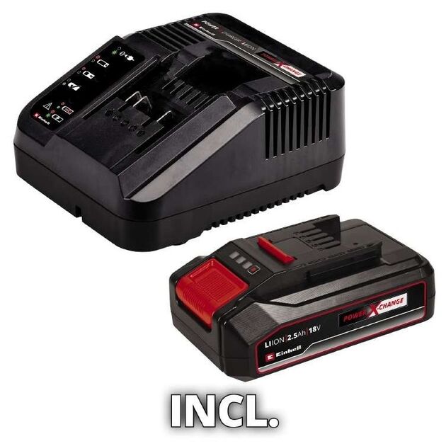 Кущоріз акумуляторний Einhell GE-CH 18/40 Li Kit PXC 18В акб 1х2.5А·год 40см крок різу 13мм 2кг, фото , зображення 8 | SNABZHENIE.com.ua Кущоріз акумуляторний Einhell GE-CH 18/40 Li Kit PXC 18В акб 1х2.5А·год 40см крок різу 13мм 2кг, фото , зображення 8 | SNABZHENIE.com.ua