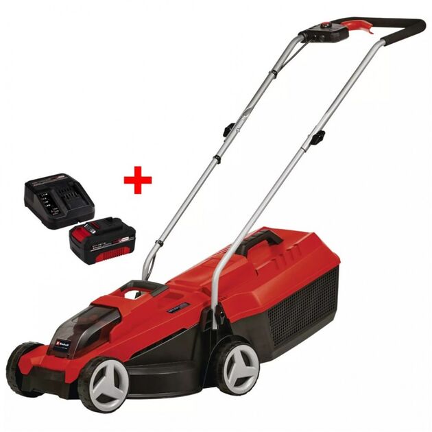 Газонокосарка акумуляторна Einhell PXC GE-CM 18/32 Li Kit 18В акб 1х4.0А·год 32см 25л 30-70мм 8.5кг, фото , изображение 2 | SNABZHENIE.com.ua Газонокосарка акумуляторна Einhell PXC GE-CM 18/32 Li Kit 18В акб 1х4.0А·год 32см 25л 30-70мм 8.5кг, фото , изображение 2 | SNABZHENIE.com.ua