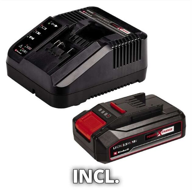 Пила ланцюгова акумуляторна Einhell GE-PS 18/15 Li BL Kit PXC 18В акб 1х2.5А·год безщіткова шина 158мм різ 125мм 4.8 м/с 1.1кг, фото , изображение 7 | SNABZHENIE.com.ua Пила ланцюгова акумуляторна Einhell GE-PS 18/15 Li BL Kit PXC 18В акб 1х2.5А·год безщіткова шина 158мм різ 125мм 4.8 м/с 1.1кг, фото , изображение 7 | SNABZHENIE.com.ua