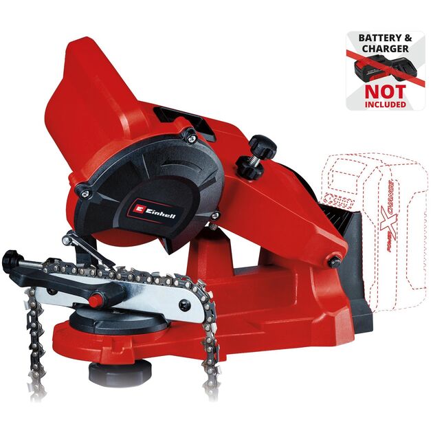 Верстат для заточування ланцюгів акумуляторний Einhell GE-CS 18 Li - Solo 18В PXC 6500 об/хв диск 108х23мм 1.68кг без АКБ і ЗП, фото  | SNABZHENIE.com.ua