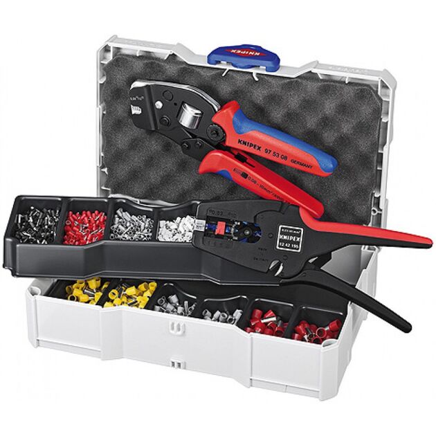 Набор кабельных наконечников KNIPEX 97 90 24, обпрессовка, фото  | SNABZHENIE.com.ua