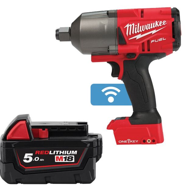Гайковерт аккумуляторный бесщёточный MILWAUKEE 3/4" (2034Нм) M18 ONEFHIWF34-0, M18 B5 подарок, фото  | SNABZHENIE.com.ua