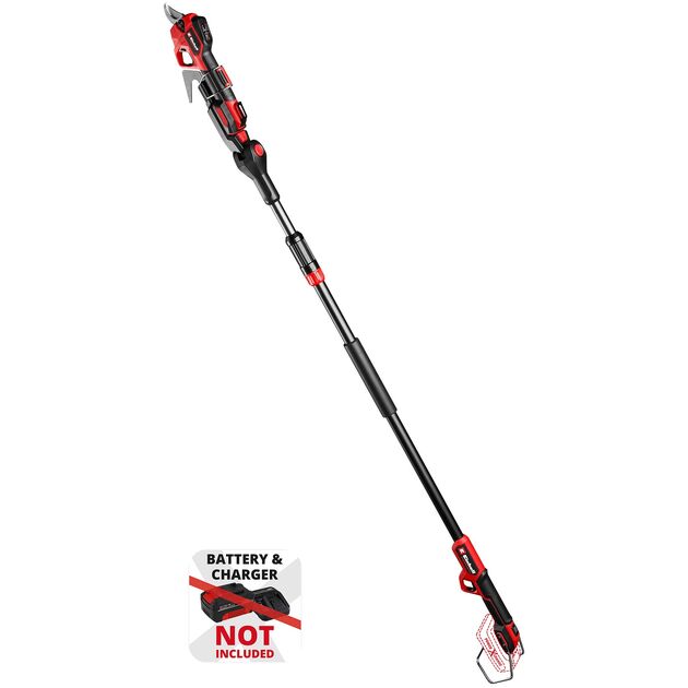 Секатор телескопічний акумуляторний Einhell GP-LS 18/28 Li T BL - Solo, PXC, 18В, безщітковий, товщ. 28/14 мм, сталь SK5, телескоп. ручка, 0.82 кг (без АКБ і ЗП), фото  | SNABZHENIE.com.ua