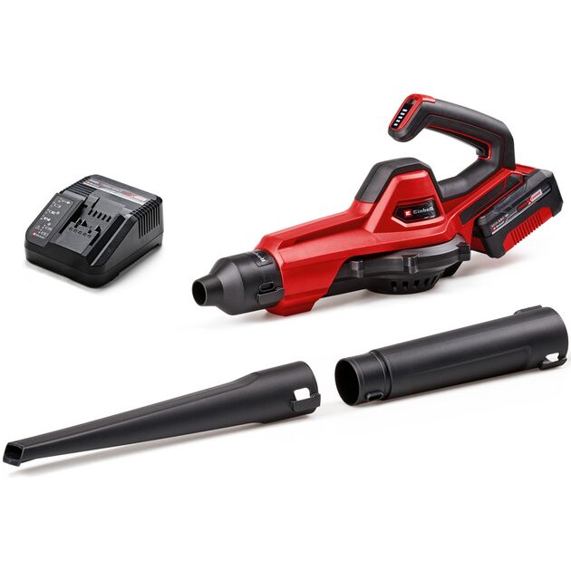 Повітродув універсальний акумуляторний Einhell GE-UB 18/250 Li E 1x4.0Ah, PXC, 18В, акумулятор 4 Аг, 15000 об/хв, 230 км/год, 120 м3/год, 1.78 кг, фото  | SNABZHENIE.com.ua