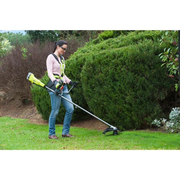 Ryobi Garden trimmer battery ONE+ OBC1820B 18V 20cm knife/line 30cm ergo belts Vertebrae 4.7kg without battery and charger, фото , зображення 7 | SNABZHENIE.com.ua Ryobi Garden trimmer battery ONE+ OBC1820B 18V 20cm knife/line 30cm ergo belts Vertebrae 4.7kg without battery and charger, фото , зображення 7 | SNABZHENIE.com.ua