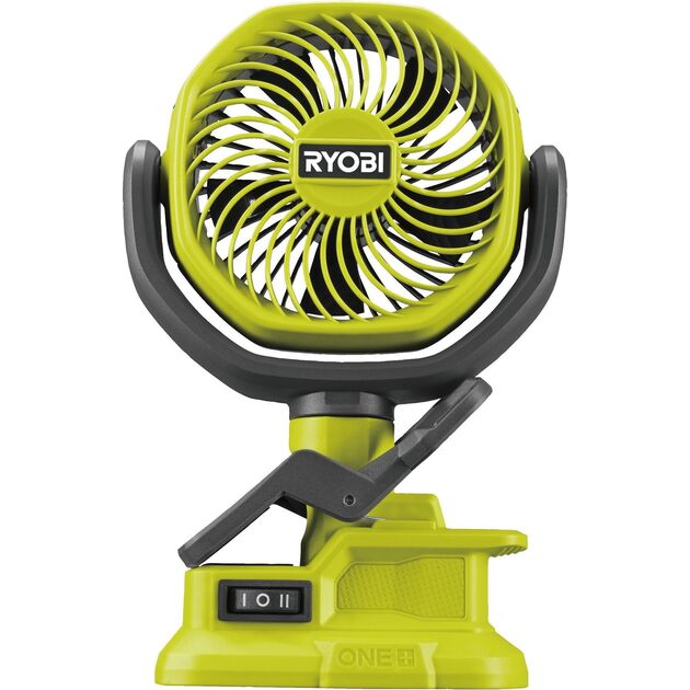 Вентилятор акумуляторний Ryobi ONE+ RCF18-0 18В 3400об·хв 2 швидкості поворотний 0.4кг без АКБ та ЗП, фото , зображення 9 | SNABZHENIE.com.ua Вентилятор акумуляторний Ryobi ONE+ RCF18-0 18В 3400об·хв 2 швидкості поворотний 0.4кг без АКБ та ЗП, фото , зображення 9 | SNABZHENIE.com.ua