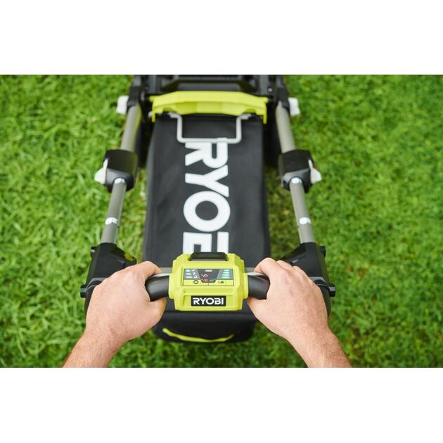 Газонокосарка акумуляторна Ryobi Max Power RY36LM40A-140 36В акб 1х4А·год 40см 50л 25-75мм 18.6кг, фото , зображення 9 | SNABZHENIE.com.ua Газонокосарка акумуляторна Ryobi Max Power RY36LM40A-140 36В акб 1х4А·год 40см 50л 25-75мм 18.6кг, фото , зображення 9 | SNABZHENIE.com.ua