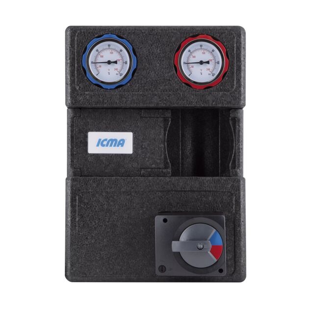 Насосная группа Icma №R001 1 1/2"x1" подключение справа, без насоса 93R001AFD53SC, фото  | SNABZHENIE.com.ua