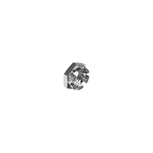 DIN979 Гайка М27x2 коронч низька цб, фото  | SNABZHENIE.com.ua