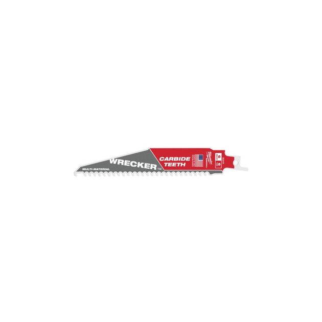Полотно для сабельных пил WRECKER CARBIDE MILWAUKEE, 150/4,2мм, (мультиматериал), фото  | SNABZHENIE.com.ua